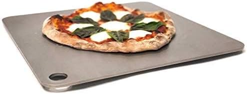 16" by 16" Pizza Steel (1/4" Thickness) - Multipurpose Cooking Steel for Ovens & Grills - Made in the USA