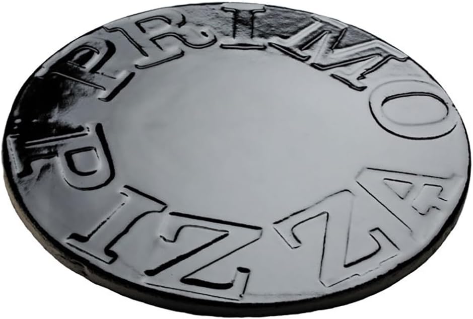 Primo 340 Porcelain Glazed Pizza Baking Stone for Primo Oval Junior Grill