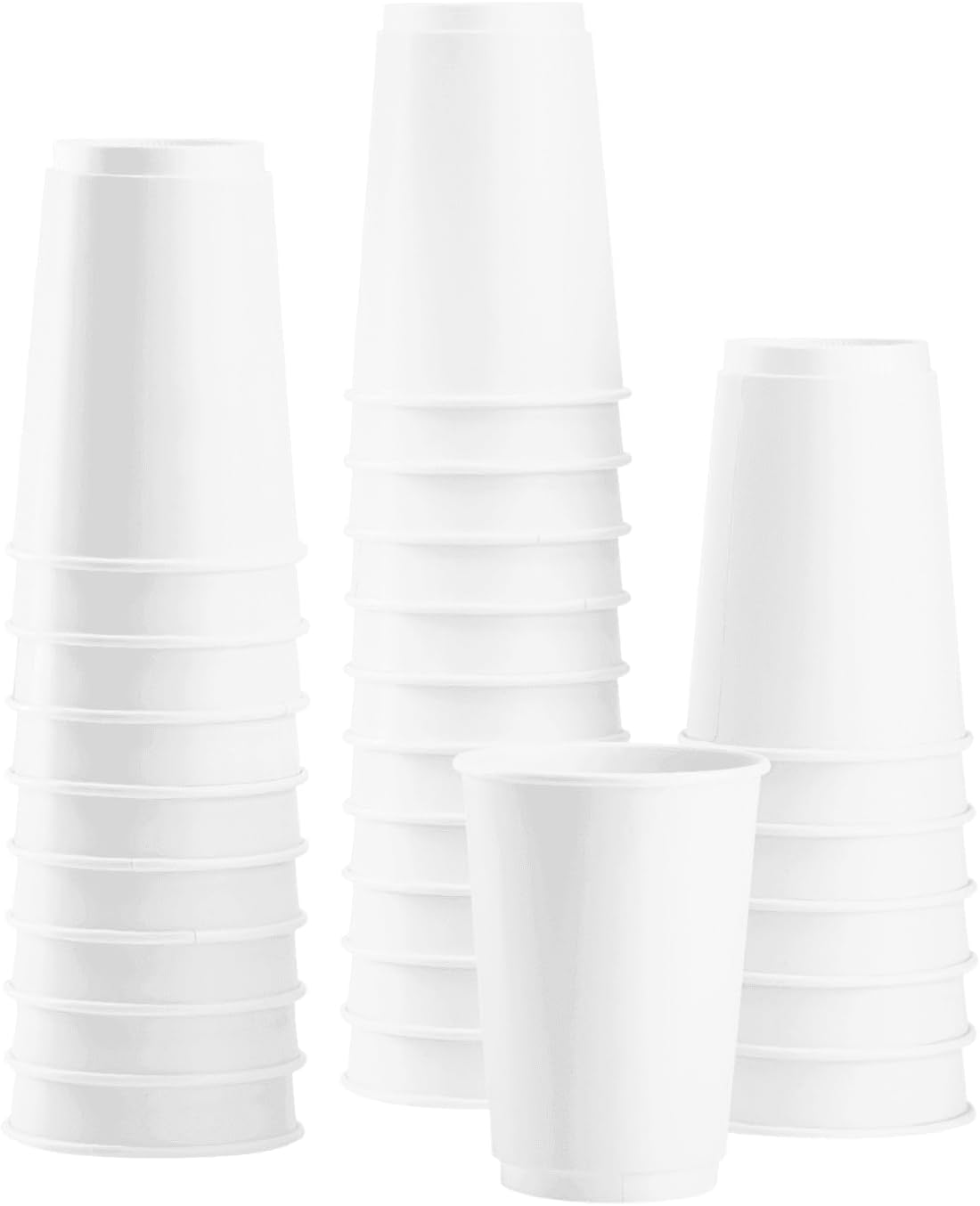Karat C-KIC516W 16 oz Insulated Paper Hot Cup, White, White (Pack of 500)