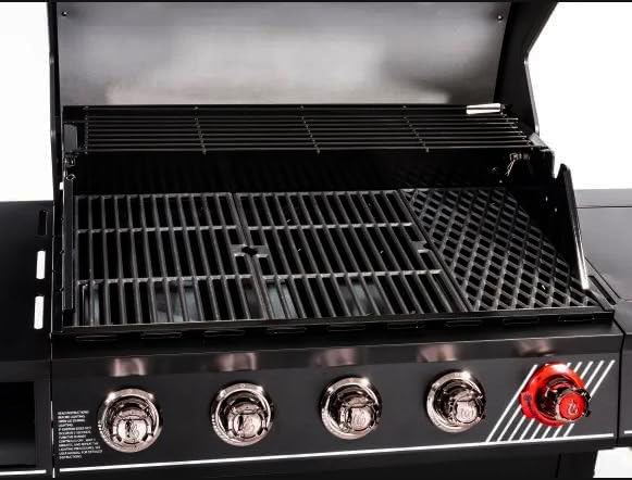 Cast Iron Grill Grates for Dyna glo DGH474CRP DGH483CRP DGF493BNP DGF493PNP-D DGB495SDP DGB495SDP-D DGB493SPB DGB463CNP DGB494SPB 70-01-911 70-02-656, Cooking Grate Replacement Part, 3 pieces