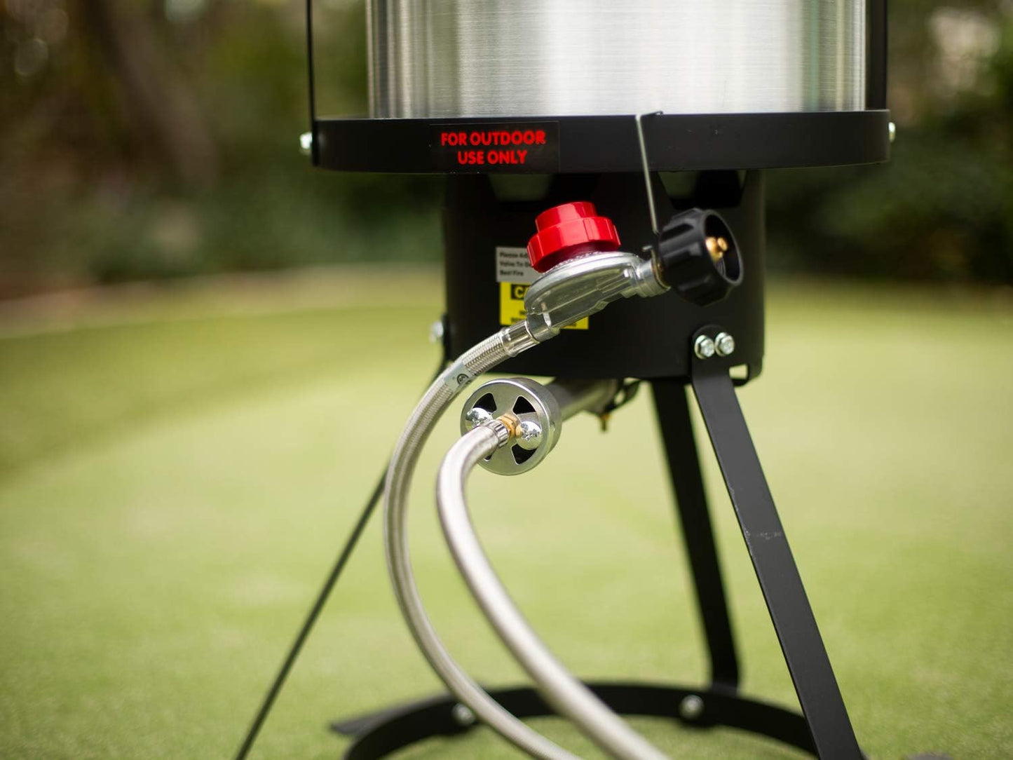 Barton Propane 30 Qt Turkey Flyer Fish Fryer Boiler Steamer Set, 37,000 BTU Burner, Ideal for Outdoor Cooking Seafood Boiler Roaster Crawfish Boiling Gas Stove