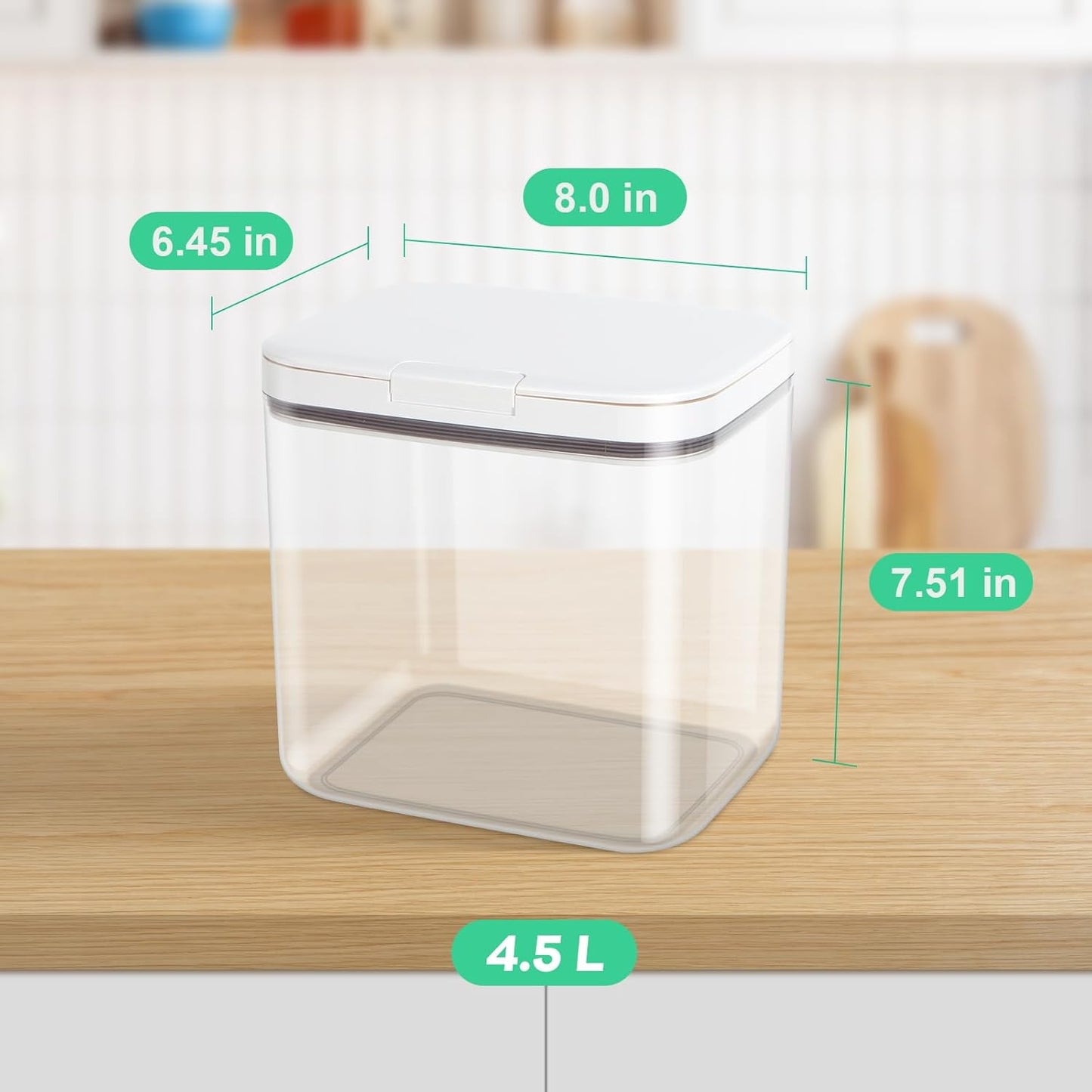 Versatile Storage Container Bin with Pop-up Lid & Scoop, Rice Flour Container Dog Cat Food Storage Container, Laundry Room Organization Household Essentials Kitchen Pantry Organizers