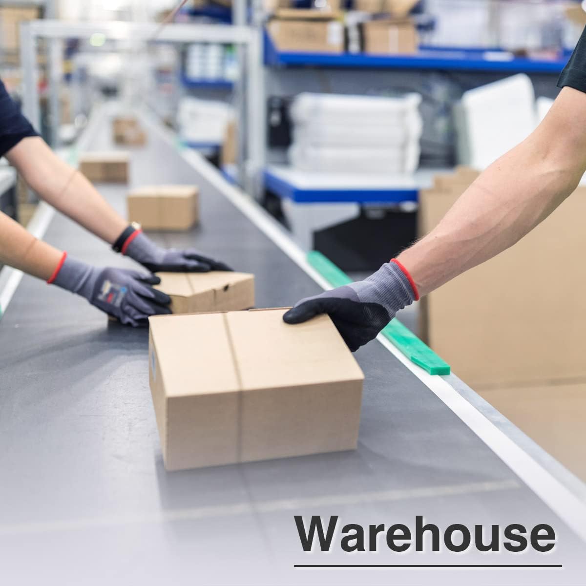 KAYGO Safety Work Gloves MicroFoam Nitrile Coated, 12 Pairs KG18NB,Seamless Knit Nylon Glove for Men and Women, Ideal for Automotive,Warehouse,Construction (L, Purple)