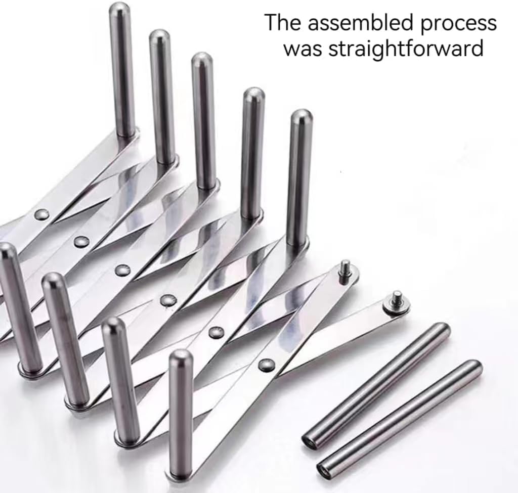 Pot Lid Organizer Pot Lid Holder Adjustable Pot Lid & Plate& Pans multipurpose Organizer Rack Holder Stainless Steel Dish Plate Drying Rack