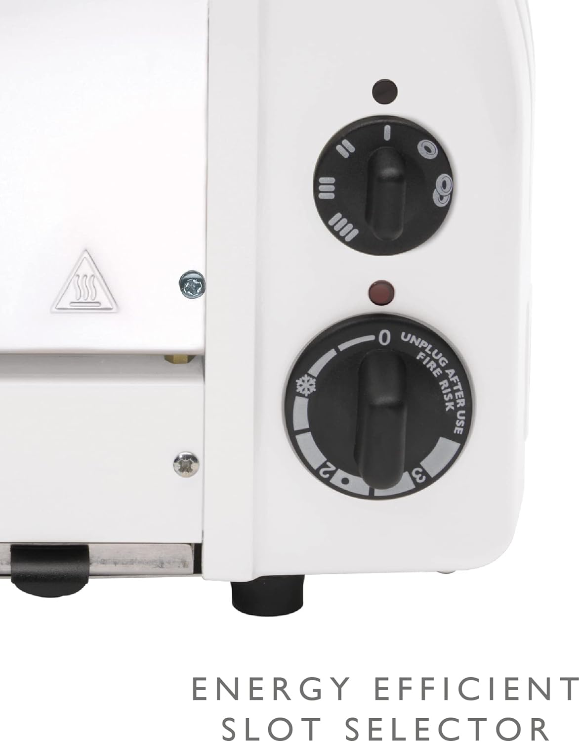 Dualit Classic 4 Slice NewGen Stainless Steel Toaster, White - Hand Built in the UK, Replaceable ProHeat® Elements – Slot Selector, Defrost Bread, Mechanical Timer-For Toast, Bagels & More