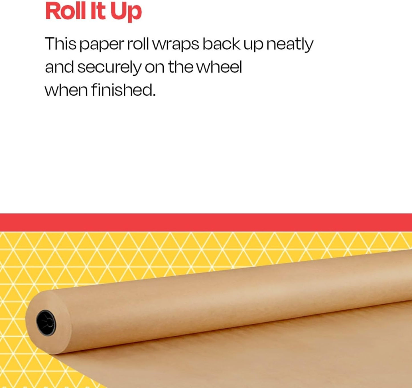 School Smart Butcher Kraft Paper Roll, 50 lbs, 18 Inches x 1000 Feet, Brown