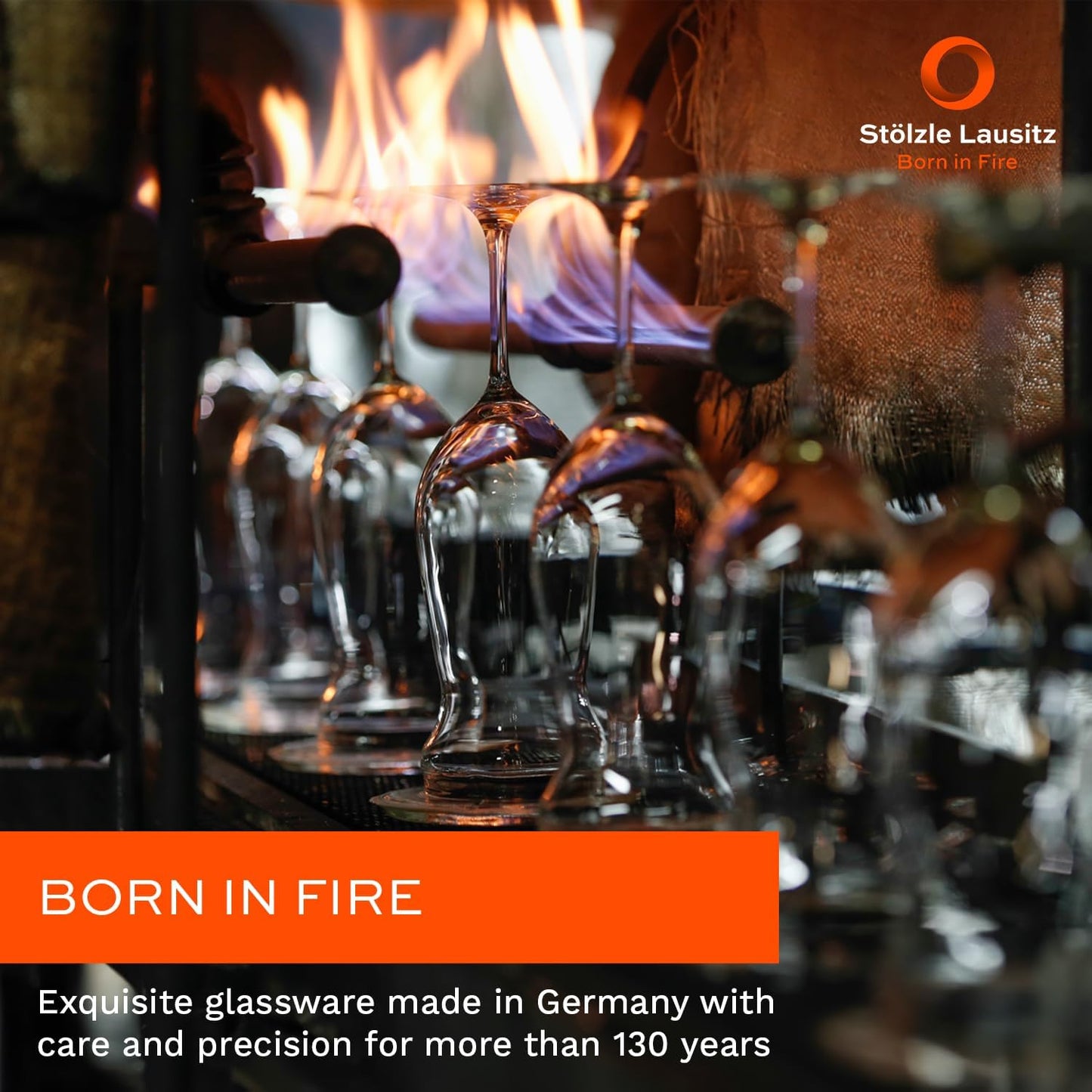 Stölzle Lausitz Red Wine Glasses Set of 6 (REVOLUTION). Dishwasher Safe, Lead-free Crystal Red Wine Glasses (16.5 fl oz). Shatter-Resistant Elegant Wine Glasses - Genuine Stölzle Wine Glass Set