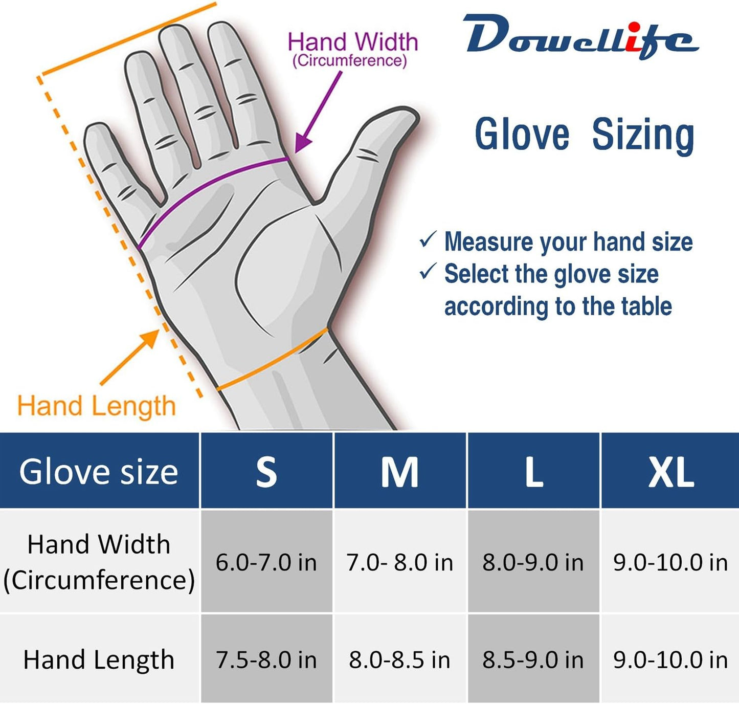 Dowellife Cut Resistant Gloves Food Grade Level 5 Protection, Safety Kitchen Cut Gloves for Chef Oyster Shucking Mandolin Knife Butcher Meat Cutting