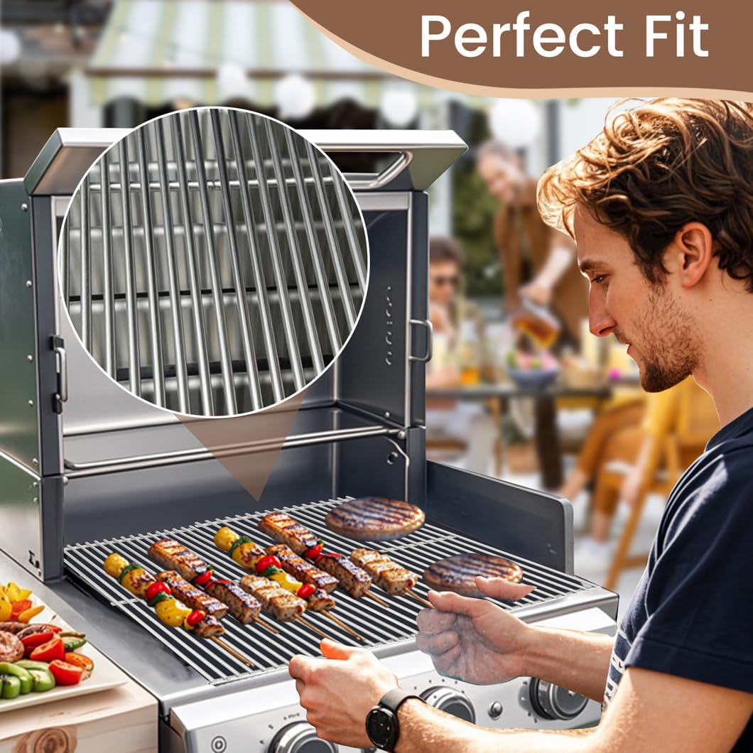 SD6324601H (3-Pack) 17" Stainless Steel Cooking Grid for Charbroil Commercial Infrared 463355220 463242516 463242515 466242615 463243016,Cooking Grids for 463346017 466242616 463367016 463246018