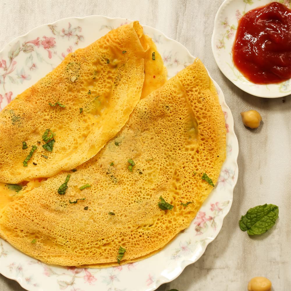 Rani Chana Besan (Chickpeas Flour, Gram) 64oz (4lbs) 1.81kg Bulk PET Jar ~ All Natural | Vegan | Gluten Friendly | NON-GMO | Kosher | Indian Origin