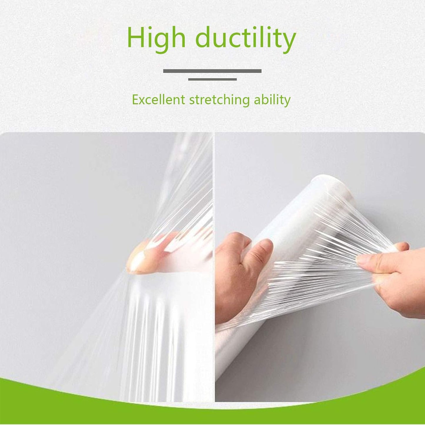 Plastic Cling Wrap Refillable Food Wrap Stretch Clear Cling Wrap 12 inch