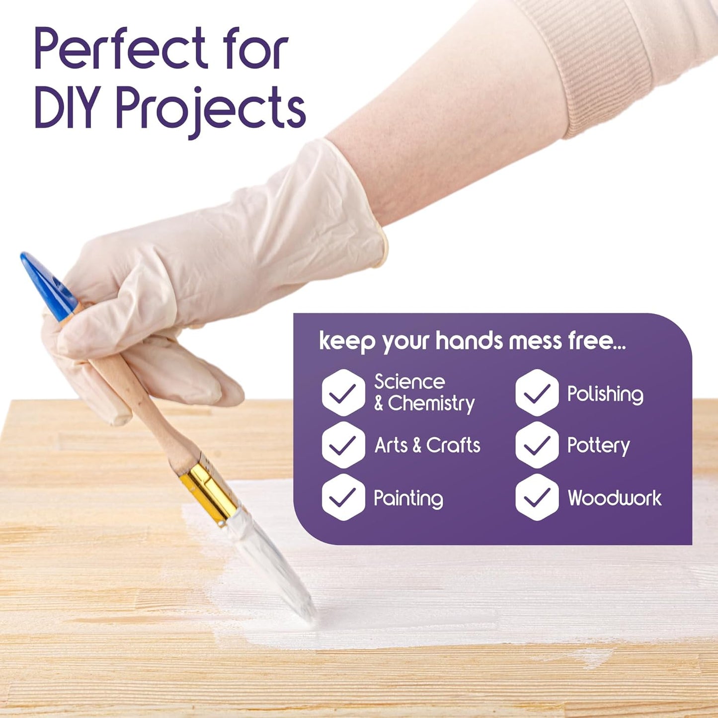 Inspire Stretch Vinyl Exam Gloves | THE ORIGINAL Quality Disposable Latex Free Medical Glove Cleaning Cooking Food Service Labs Healthcare and Household, Large 1000 Count