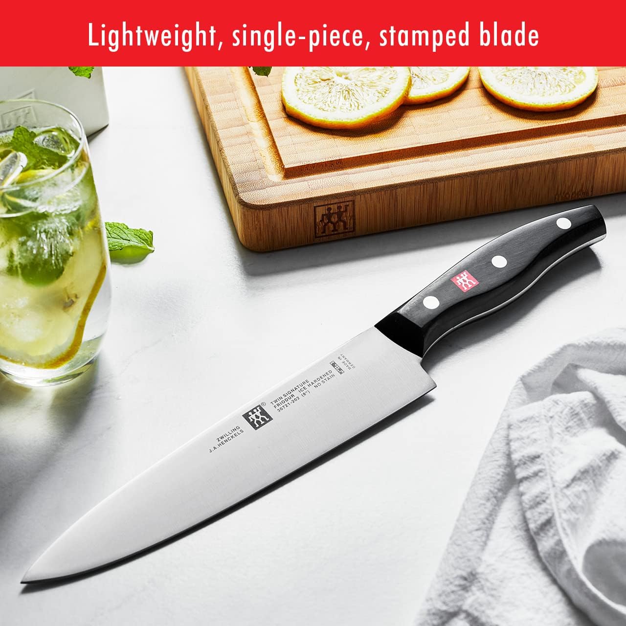 ZWILLING Twin Signature 2-Piece Razor-Sharp German Knife Set, Made in Company-Owned German Factory with Special Formula Steel perfected for almost 300 Years, Dishwasher Safe