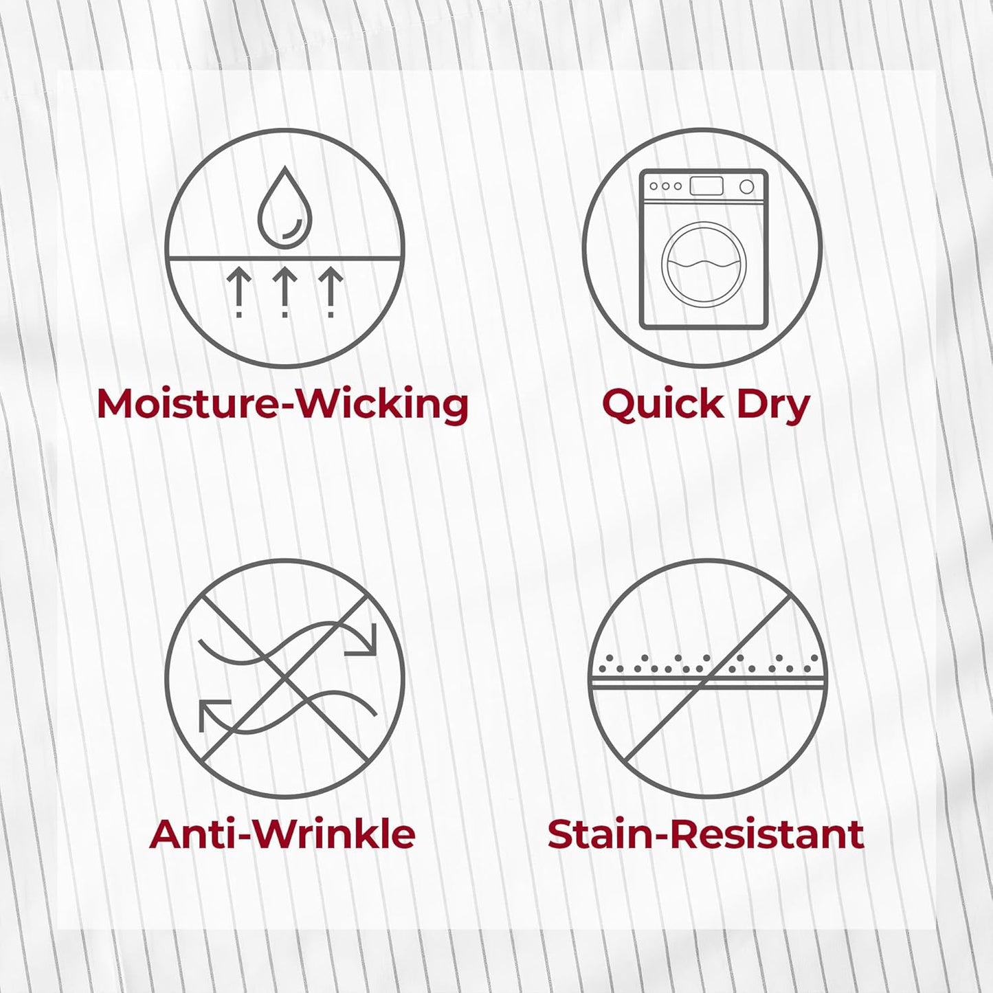 Mellanni Twin XL Sheets Set - 3 PC Iconic Collection Bedding - Hotel Luxury, Extra Soft, Cooling Bed Sheets - Wrinkle, Fade, Stain Resistant (Twin Extra Long, Pin Stripe Gray)