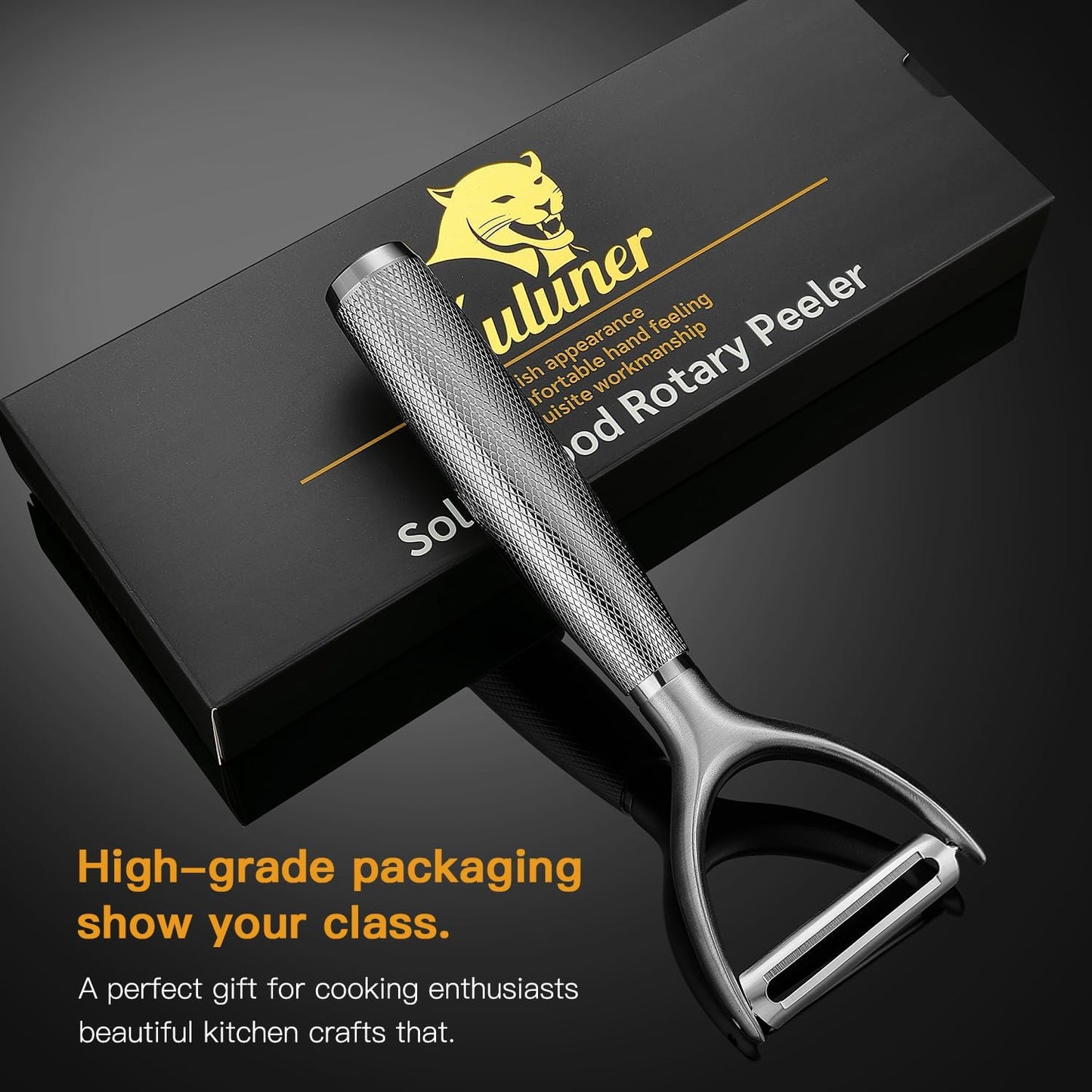 Y-Type Vegetable Peeler, Silver Chrome Finish, 304 Stainless Steel Blade, Ultra Sharp Potato Peeler for Apples, Carrots, Heavy Duty Kitchen Peeler