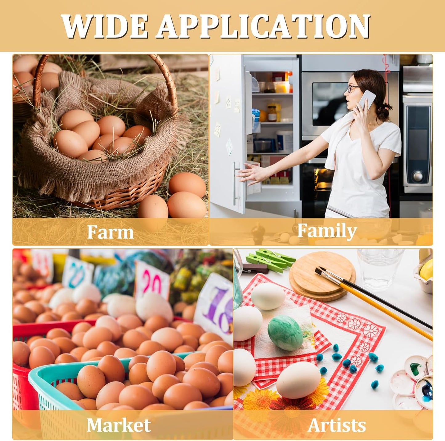 60 Pack Plastic Egg Cartons Cheap Bulk, One Dozen Clear Empty Egg Cartons for Chicken Egg, Reusable Egg Carton for Home Ranch Chicken Farm, Commercial Business Market Display,3x4Grids