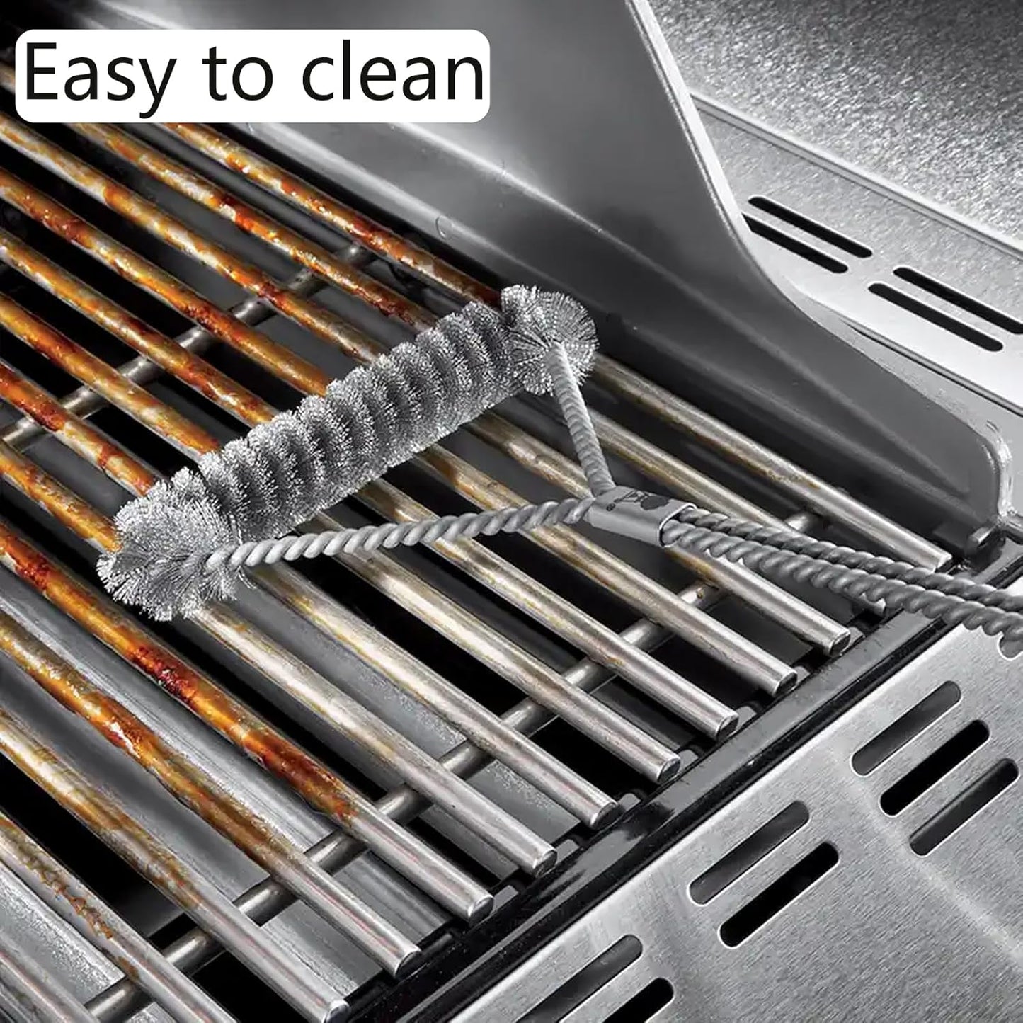 19" Stainless Steel 2 Grates for Bakers and Chefs GR2039201-BC-00, ST1017-012939 Brinkmann 810-8532-F 810-2200-0, 810-2210-0 810-2310-0 810-8401-S 810-8532-F 810-8534-S Chef BIG-8116 Grill