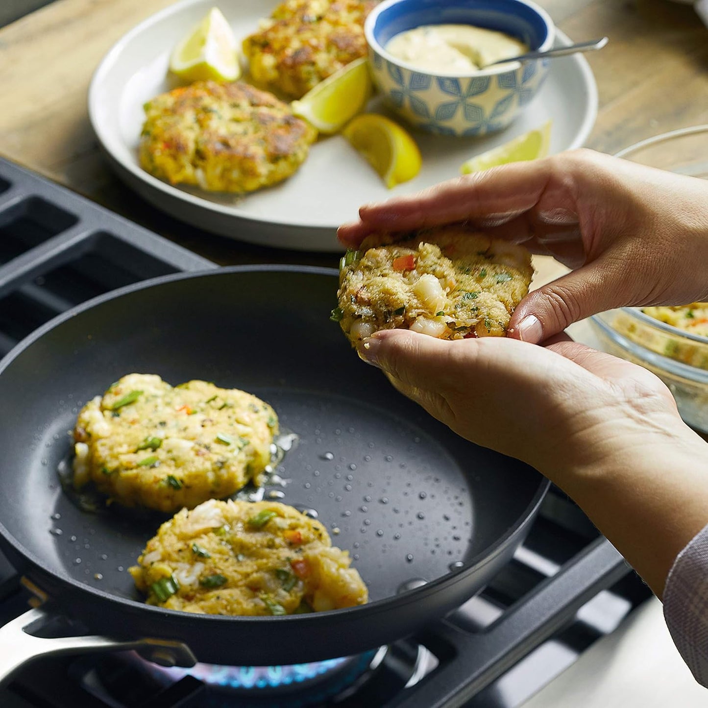 KitchenAid Hard Anodized Induction Nonstick Fry Pan/Skillet with Lid, 10 Inch, Matte Black