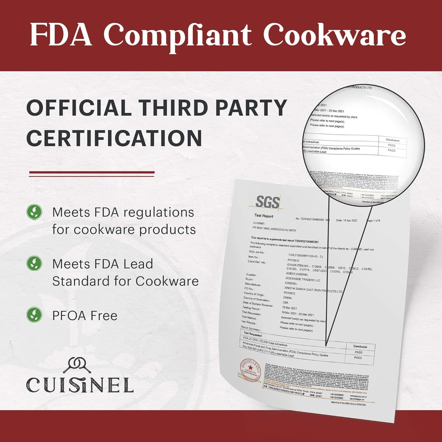 Cuisinel Cast Iron Dutch Oven - 5-Quart Deep Pot - Preseasoned 2-in-1 Multi-Cooker - Combo Lid Doubles as 10"-inch Skillet Frying Pan + Silicone Handle Covers + Scraper - Indoor/Outdoor Bread Cookware