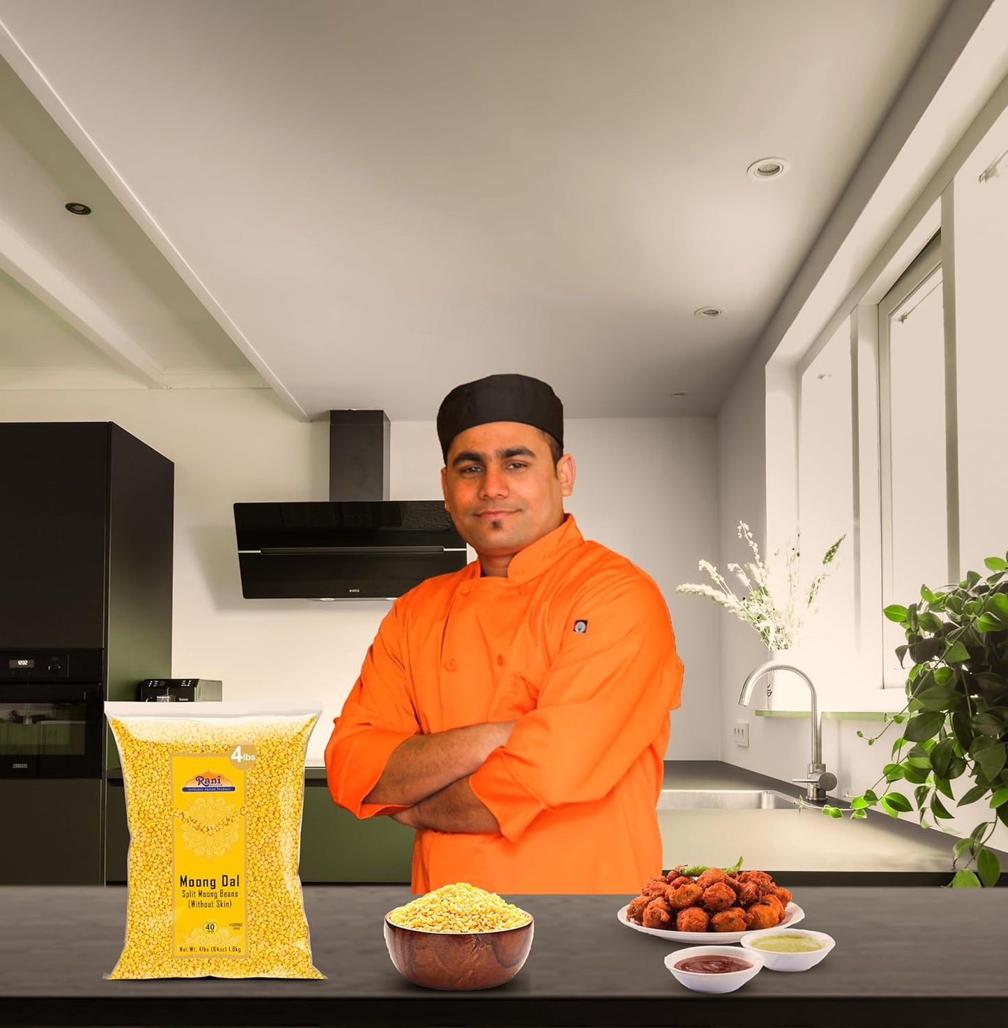 Rani Moong Dal (Split Mung Beans Without Skin) Lentils Indian 64oz (4lbs) 1.81kg Bulk ~ All Natural | Gluten Friendly | Non-GMO | Kosher | Vegan | Indian Origin