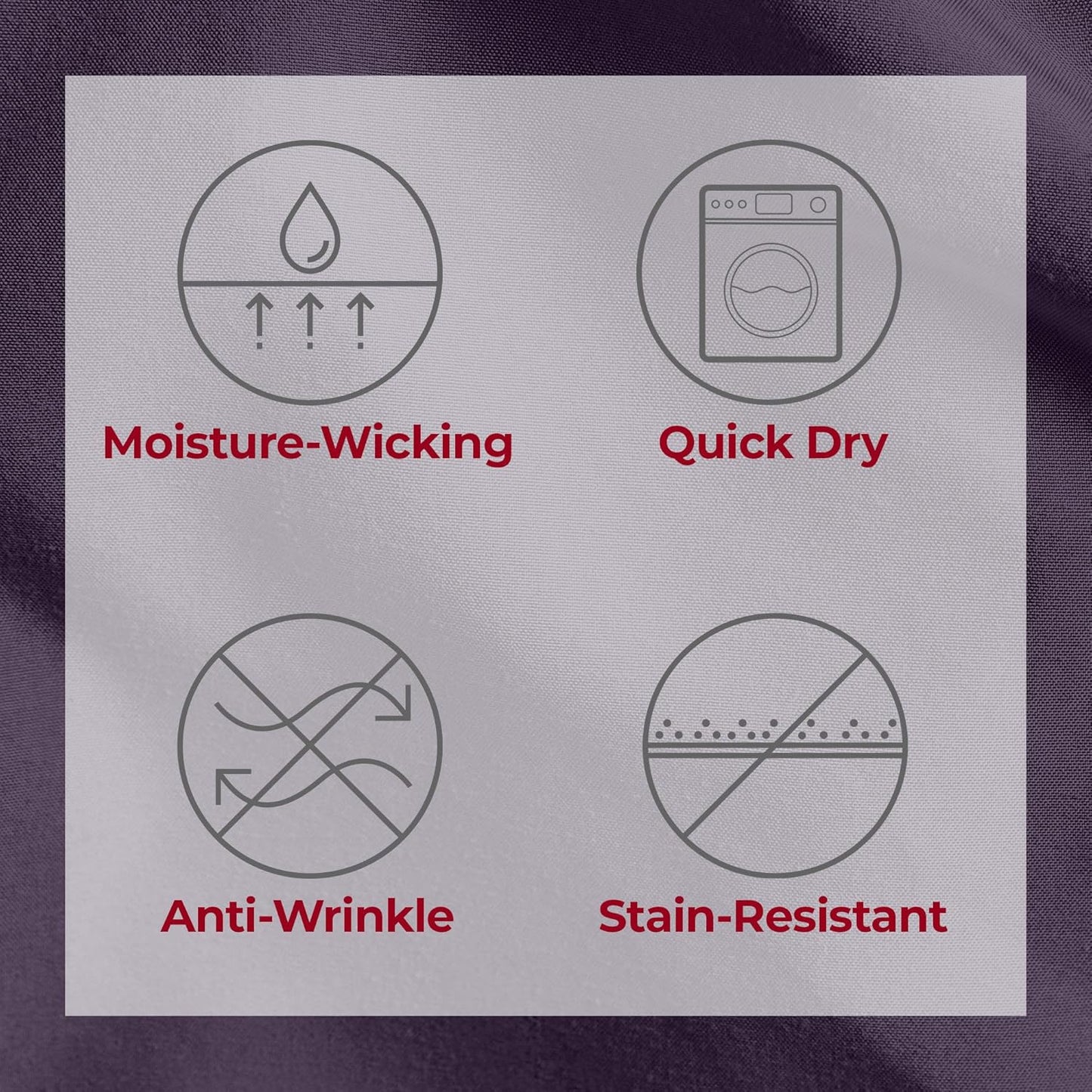 Mellanni Twin Sheets Set - 3 PC Iconic Collection Bedding - Hotel Luxury, Extra Soft, Cooling Bed Sheets - Wrinkle, Fade, Stain Resistant (Twin, Purple)