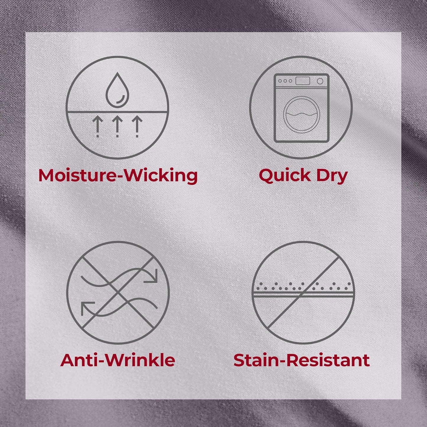 Mellanni Twin XL Sheets Set - 3 PC Iconic Collection Bedding - Hotel Luxury, Extra Soft, Cooling Bed Sheets - Wrinkle, Fade, Stain Resistant (Twin Extra Long, Hazy Lilac)