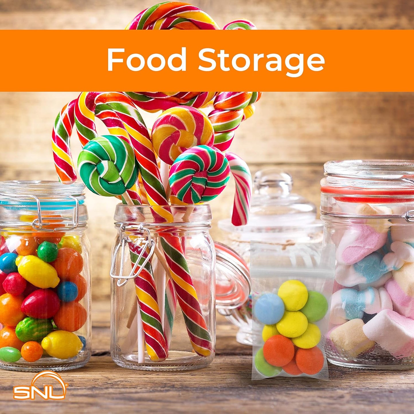 SNL Quality Zipper Lock Reclosable Clear Disposable Plastic Bags, Strong | 1.5" X 2" - 2 MIL - 1,000 Bags