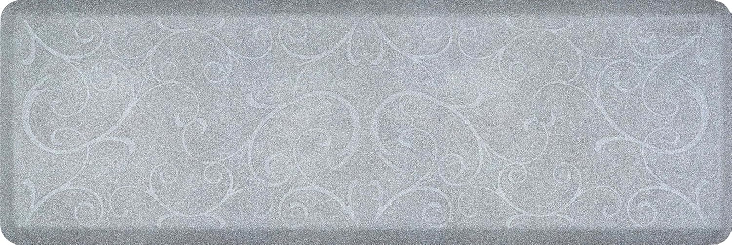 WellnessMats Bella Collection Anti-Fatigue Floor Mat, Polyurethane – Ergonomic Support Pad for Home, Kitchen, Garage, Office Standing Desk – Water Resistant - Made in USA