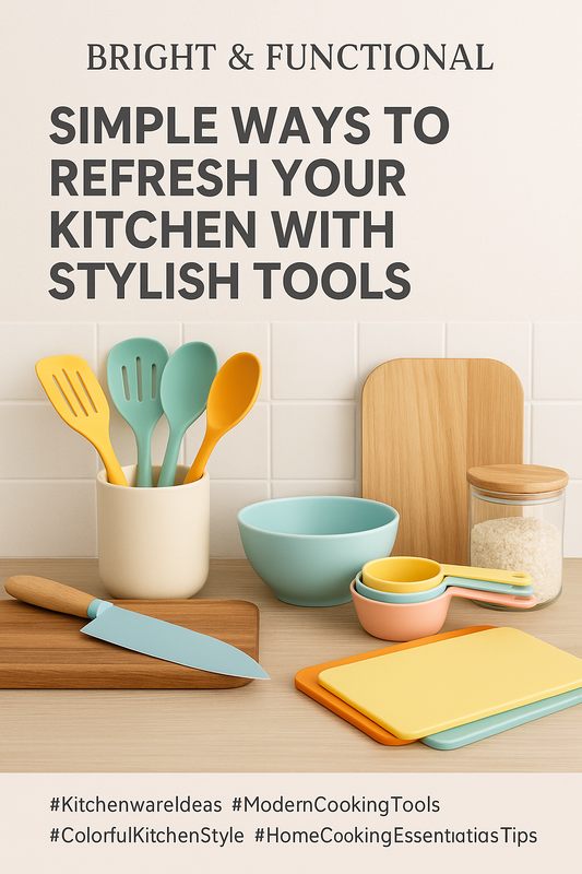 Bright & Functional: Simple Ways to Refresh Your Kitchen with Stylish Tools