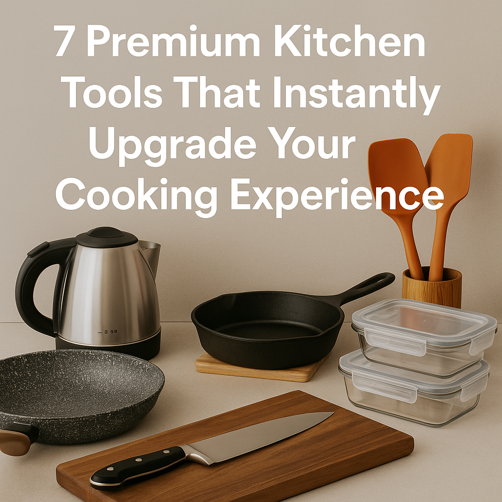 7 Premium Kitchen Tools That Instantly Upgrade Your Cooking Experience