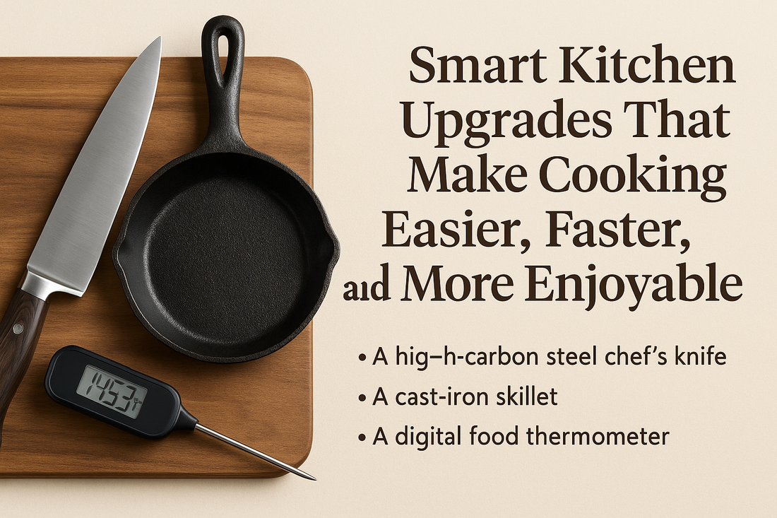 Smart Kitchen Upgrades That Make Cooking Easier, Faster, and More Enjoyable