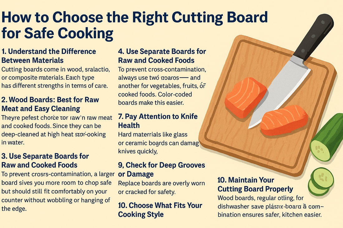 How to Choose the Right Cutting Board for Safe Cooking