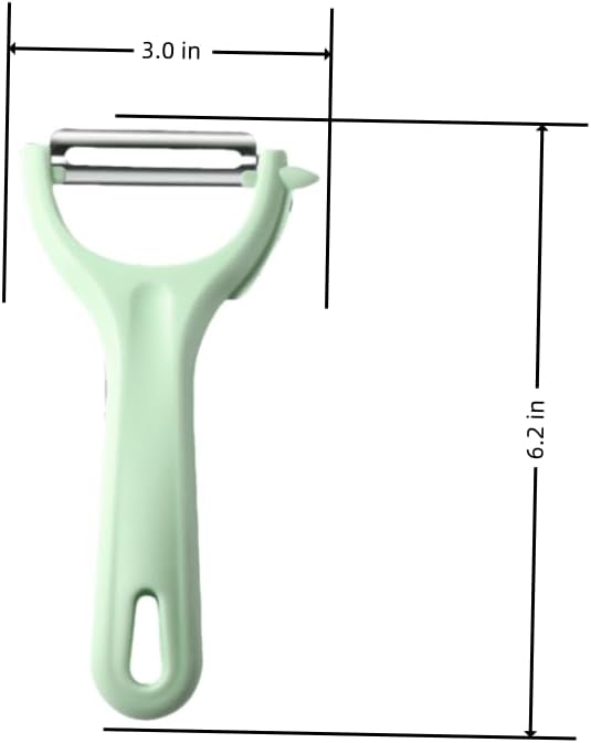 Fanmusic Swivel peelers - potato peelers，Fruit and vegetable peelers for kitchen (I+Y 2 pieces)
