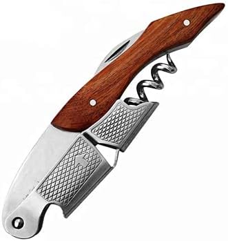 PINEAPPLE Professional Corkscrew Wine Bottle Opener with Foil Cutter Wine Key for Waiters, Servers, Bartenders, Sommeliers, Wine Lovers (Rosewood)