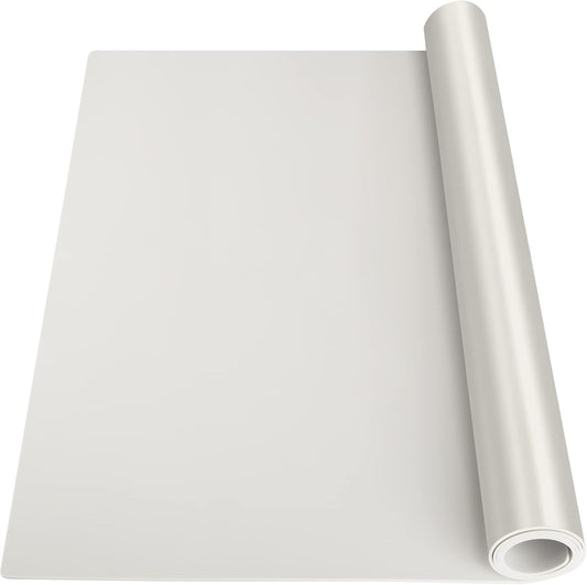 Silicone Mats for Kitchen Counter, Nonslip Silicone Mats for Crafts Countertop Protector Heat Resistant Mat (78.7” x 24” x 0.08”, Beige)