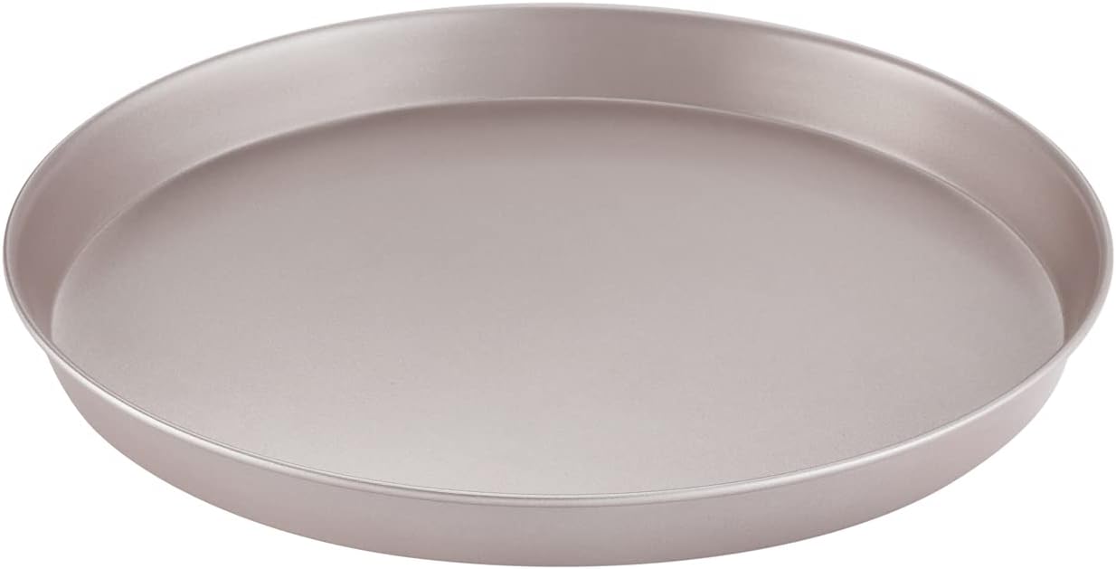 CHEFMADE Pizza Pan, 10-Inch Non-Stick Pancake Bakeware for Oven Baking (Champagne Gold)