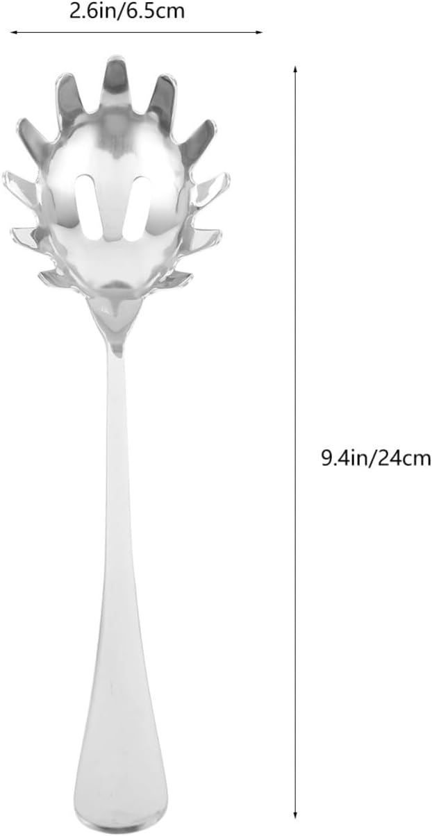 Noodle Spoon Steel Stainless Steel Pasta Spoon：spaghetti Spoon Spaghetti Server Pasta Fork - Spaghetti Fork for Home Kitchen Restaurant