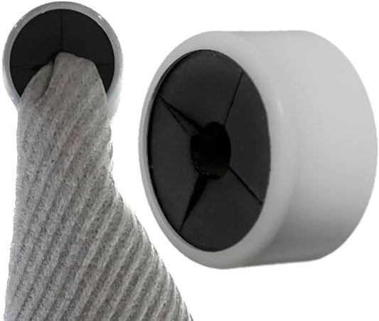 Original Kitchen Towel Holder/Hook with Adhesive to Hang Dish Towels, Tea Towels, Dishcloths, Rags and Hand Towels with a Push. Handy accessory for RV, Bathroom, Shower, Cabinets, Inside & Outside use