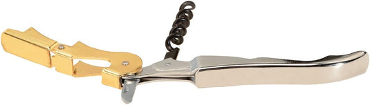 Thirsty Rhino Anggur Double Hinged Waiter's Corkscrew (Set of 2) (Gold & Chrome)