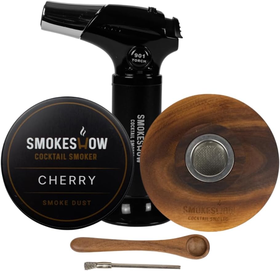 Bundle with Kitchen Torch, One Flavor of Wood Chips Cherry (No Butane Included)
