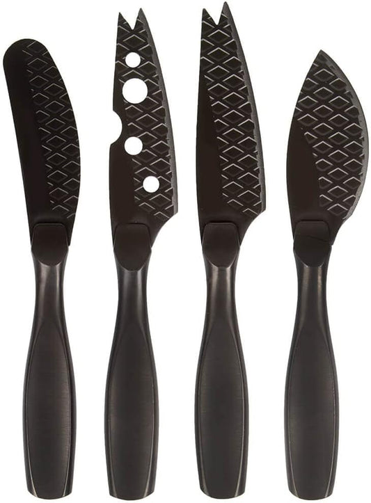 BOSKA Stainless Steel Cheese Knife Set - Monaco For All Types of Cheese - Multi-Functional Cheese Slicer - Silver Non-Stick - Dishwasher Safe - For Kitchen Cooking