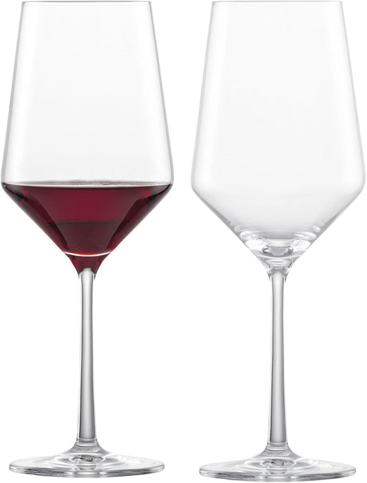 ZWIESEL GLAS Pure Cabernet Red Wine Glass (Set of 2), Graceful Wine Glasses for Red Wine, Dishwasher-Safe Tritan Crystal Glasses, Made in Germany (19 Ounce)