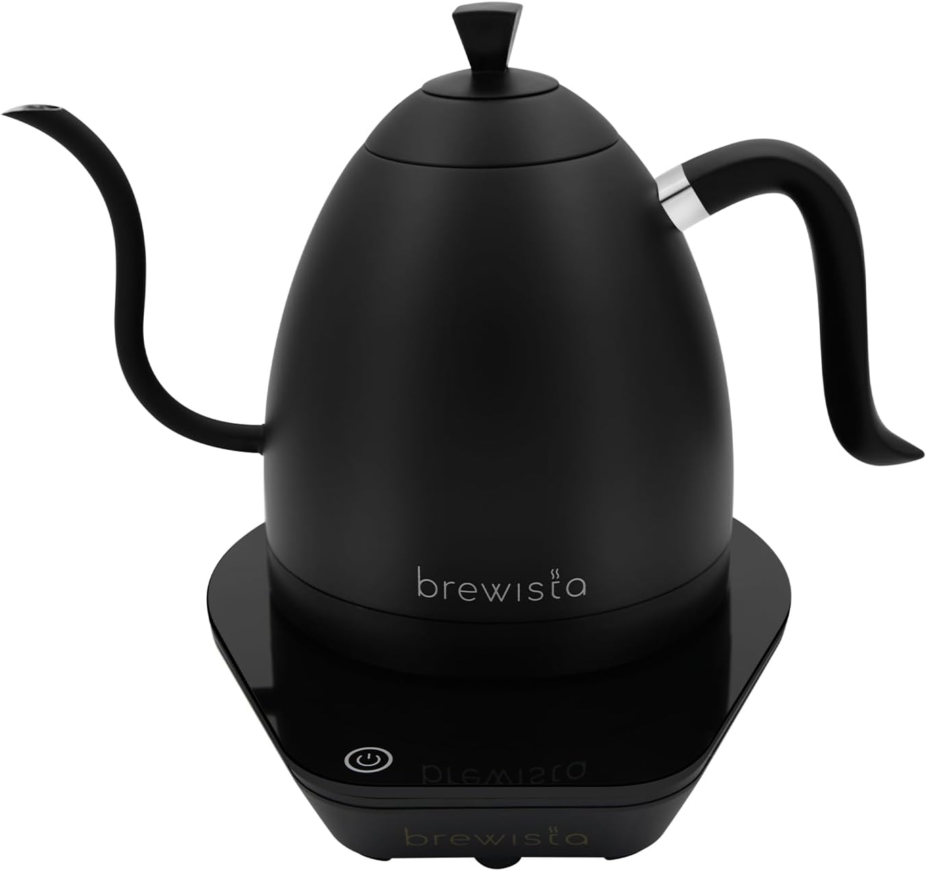 Brewista Artisan Electric Gooseneck Kettle, Water Boiler with LCD Panel, Precise Temperature Control, Fast Boiling and Keep Warm Settings for Pour-Over Coffee & Tea, Café, 1 Liter (All Black)