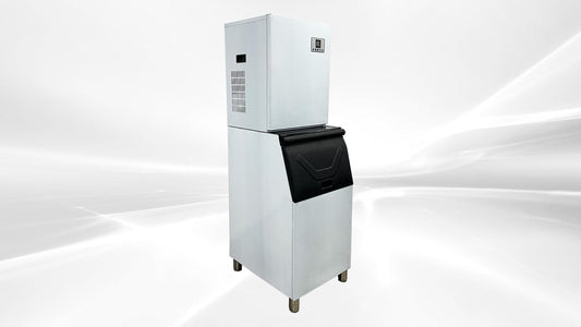 Commercial Ice Maker Machine, 660 lbs Daily Production, 300 lbs Storage, Digital Control Panel, Stainless Steel CIM-3040F