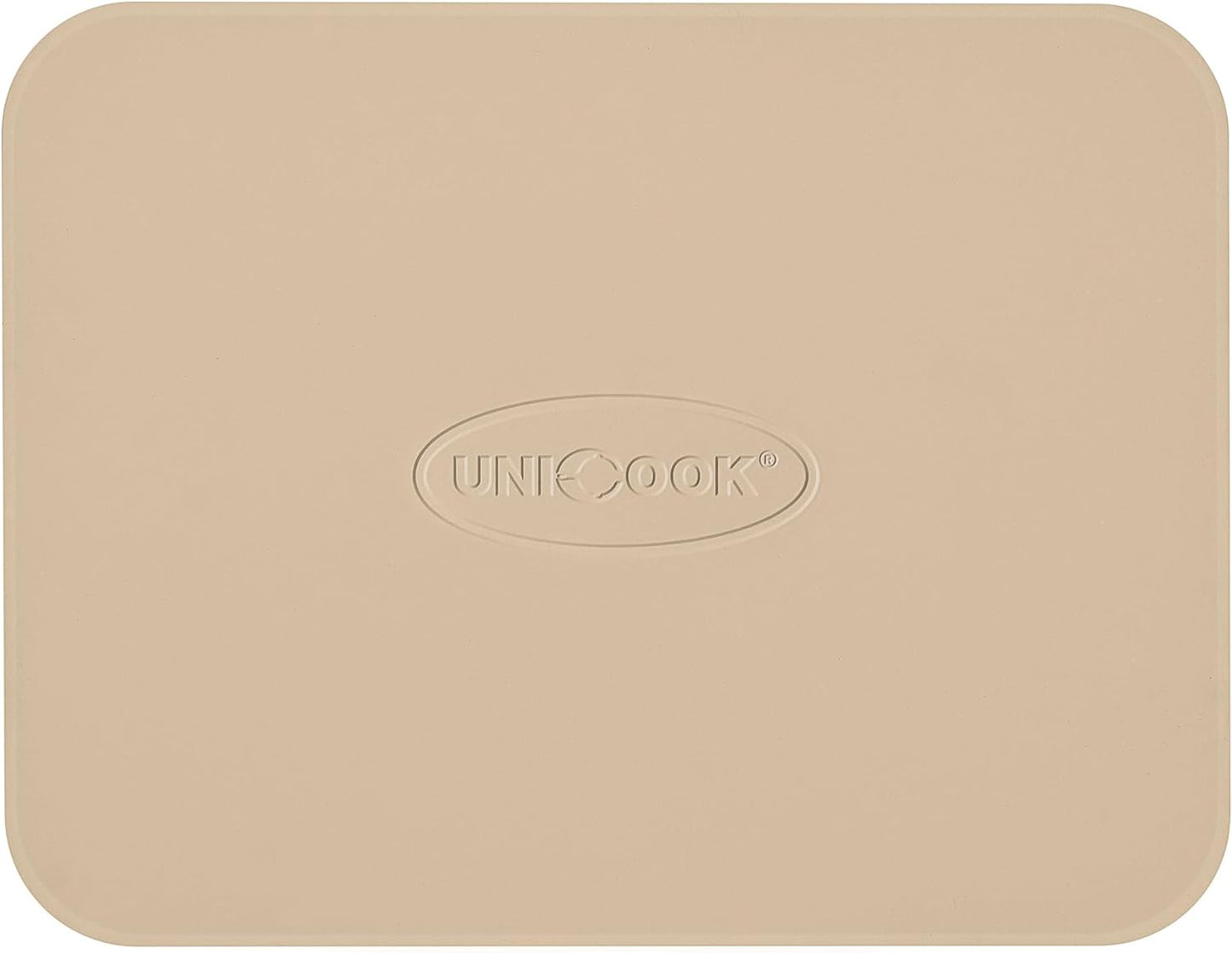 Unicook 15 x 12 Inch Pizza Stone for Oven and Grill, Cordierite Rectangular Baking Stone, Thermal Shock Resistant, Ideal for Baking Crispy Pizzas, Bread and Cookies