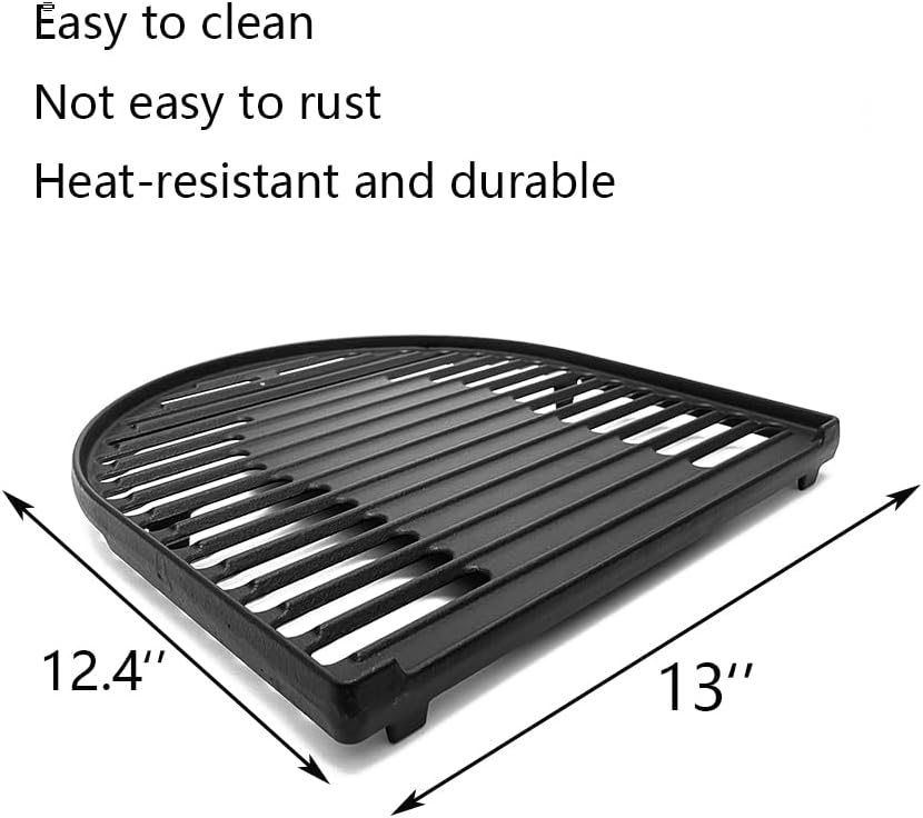 Cast Iron Cooking Griddle and Grates Replacement Parts for Coleman Roadtrip 285 LX LXE LXX Swaptop Grills 13" x 12.5"