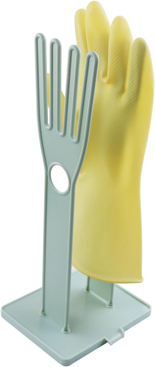 Kitchen Gloves Holder Mitten Dryer Reusable Plastic Dish Washing Rack Sink Holder Stand Blue