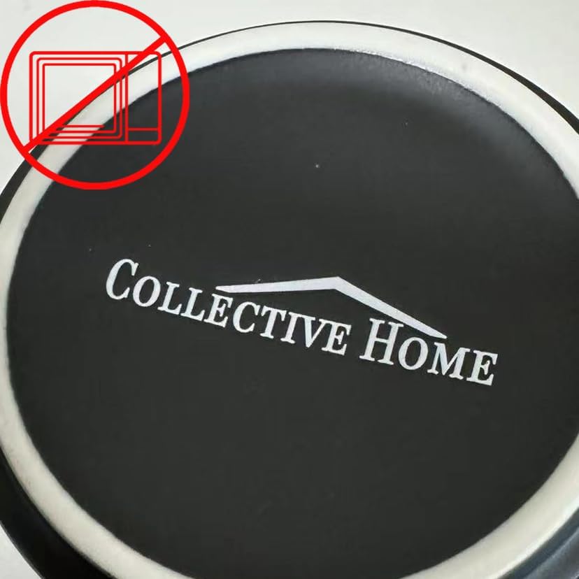 COLLECTIVE HOME - Black Monogram Ceramic Mugs, 15 oz Golden Initial Coffee Cups, Elegant Alphabet Tea Mugs, Personalized Halloween Mug with Gift Box, Perfect for Office and Home Décor (p)