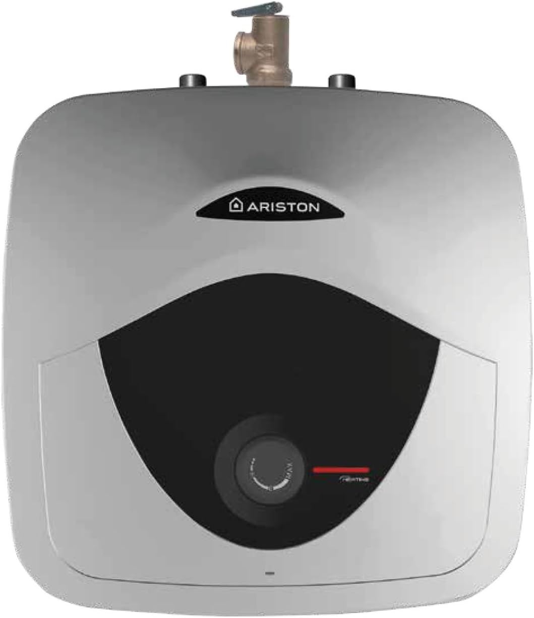 8 Gallon Capacity, 120-Volt – Ariston Andris Mini Tank Electric Water Heater – Heating Solution for Under Sink, RV, and Compact Spaces, Smart Boost for Versatile Heating, Simple Installation