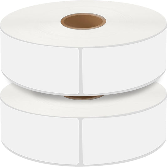 2000Pcs Removable Freezer Labels,1 x 3 Inch Blank Food Labels for Food Containers Jars Waterproof Oil Freezer Tape to Write On Easy Clean No Residue